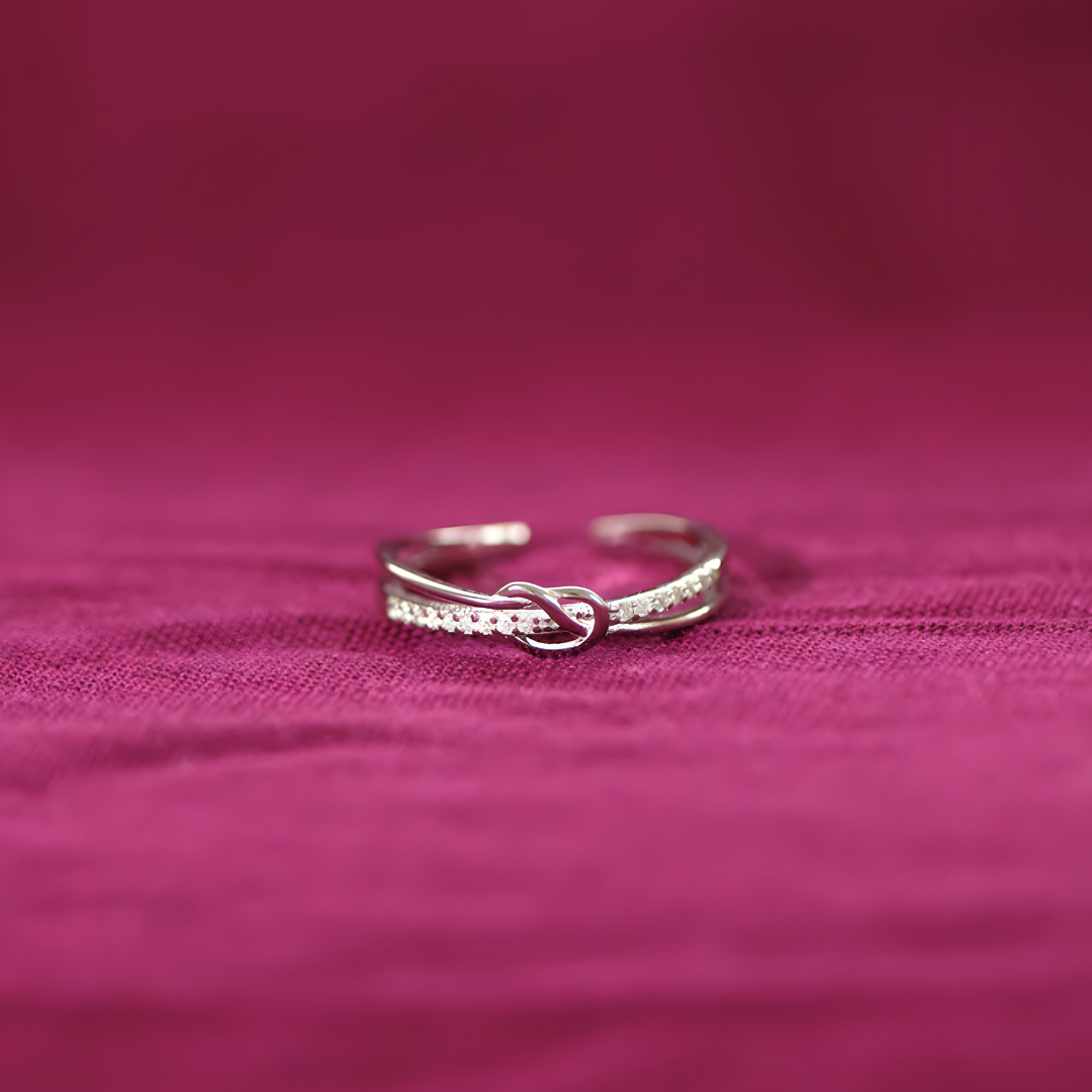 Anillo Nudo de corazón