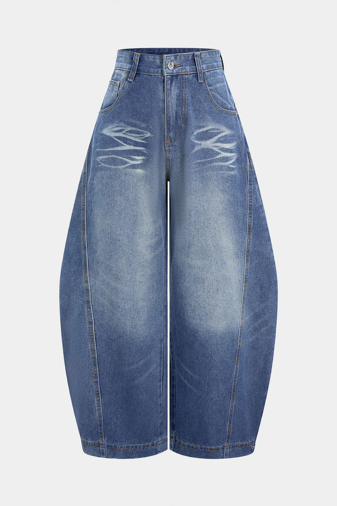 Renata™ | JEANS DE MUJER ANCHOS DE TIRO ALTO