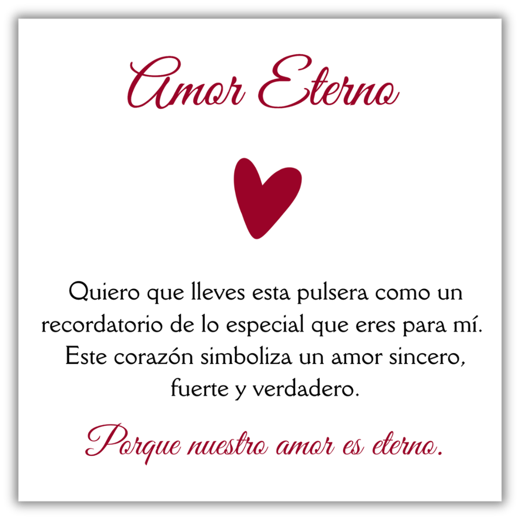 Pulsera Amor Eterno