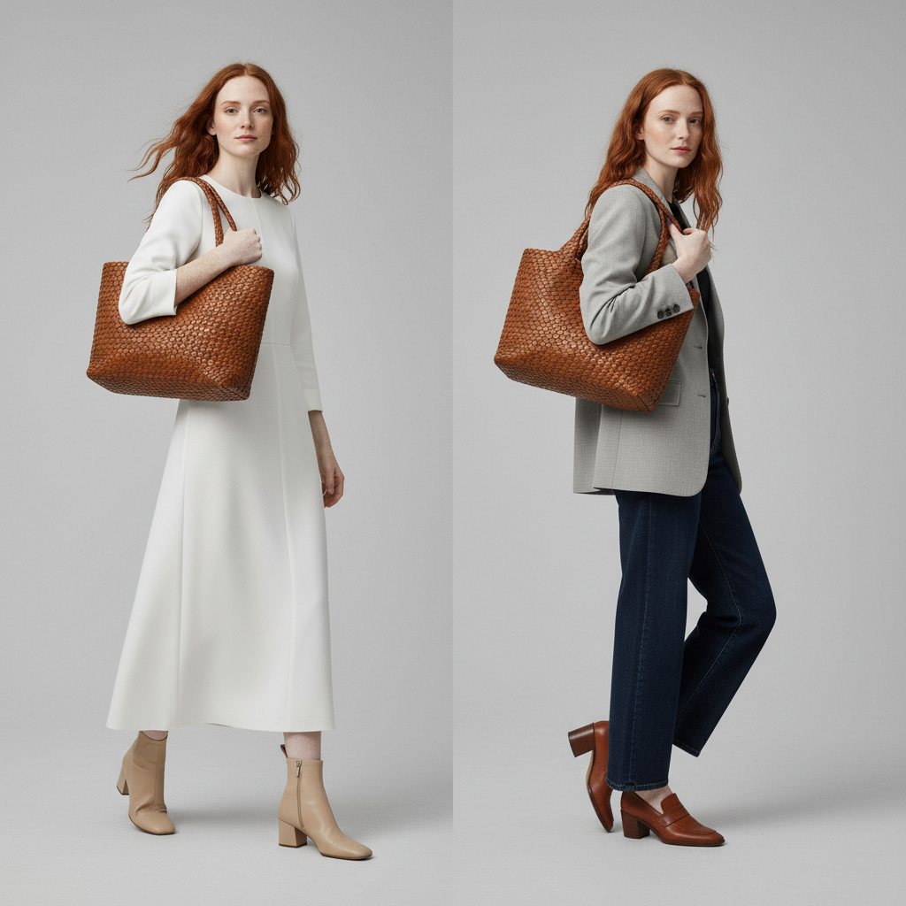 Heritage™ | Lana bolso tote de cuero Artesanal.