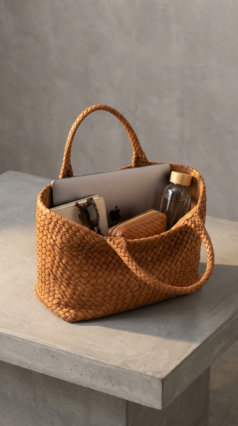 Heritage™ | Lana bolso tote de cuero Artesanal.